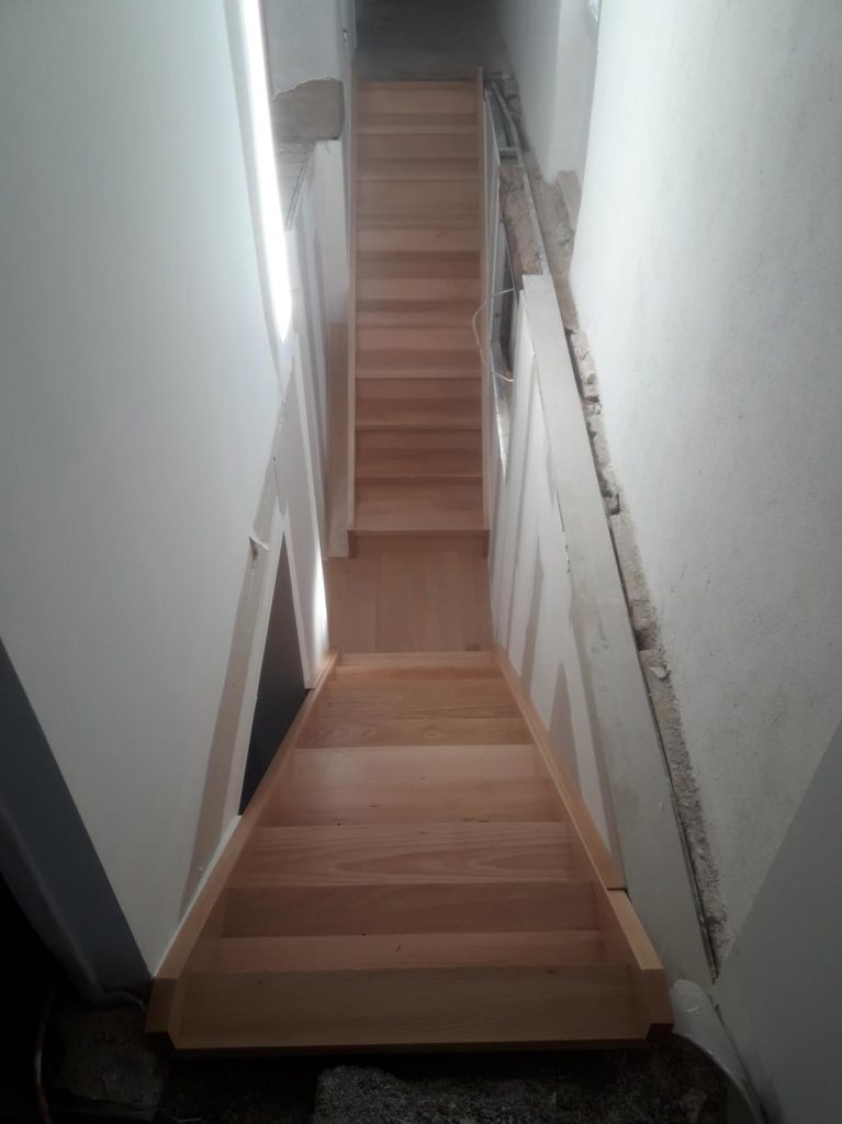 Escalier bois Hêtre